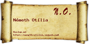 Németh Otília névjegykártya