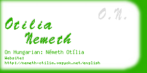 otilia nemeth business card